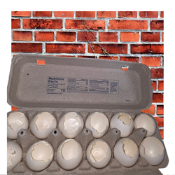 Egg Shells to make your own confetti 🎊 Easter 🌷🐣🪻 Eggs $3.50 a dozen. Only have 10 dozen left!!