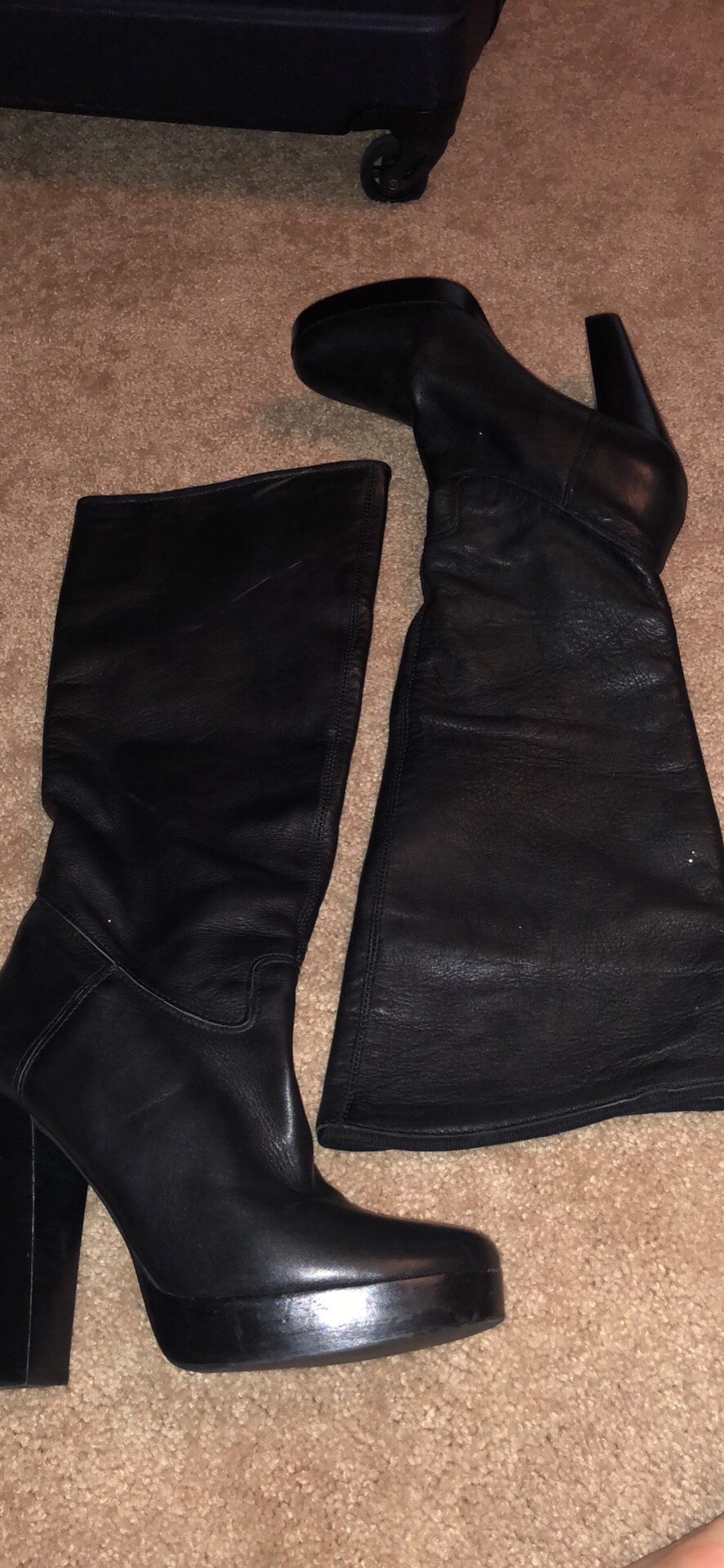 Leather knee high Aldo boots 7.5
