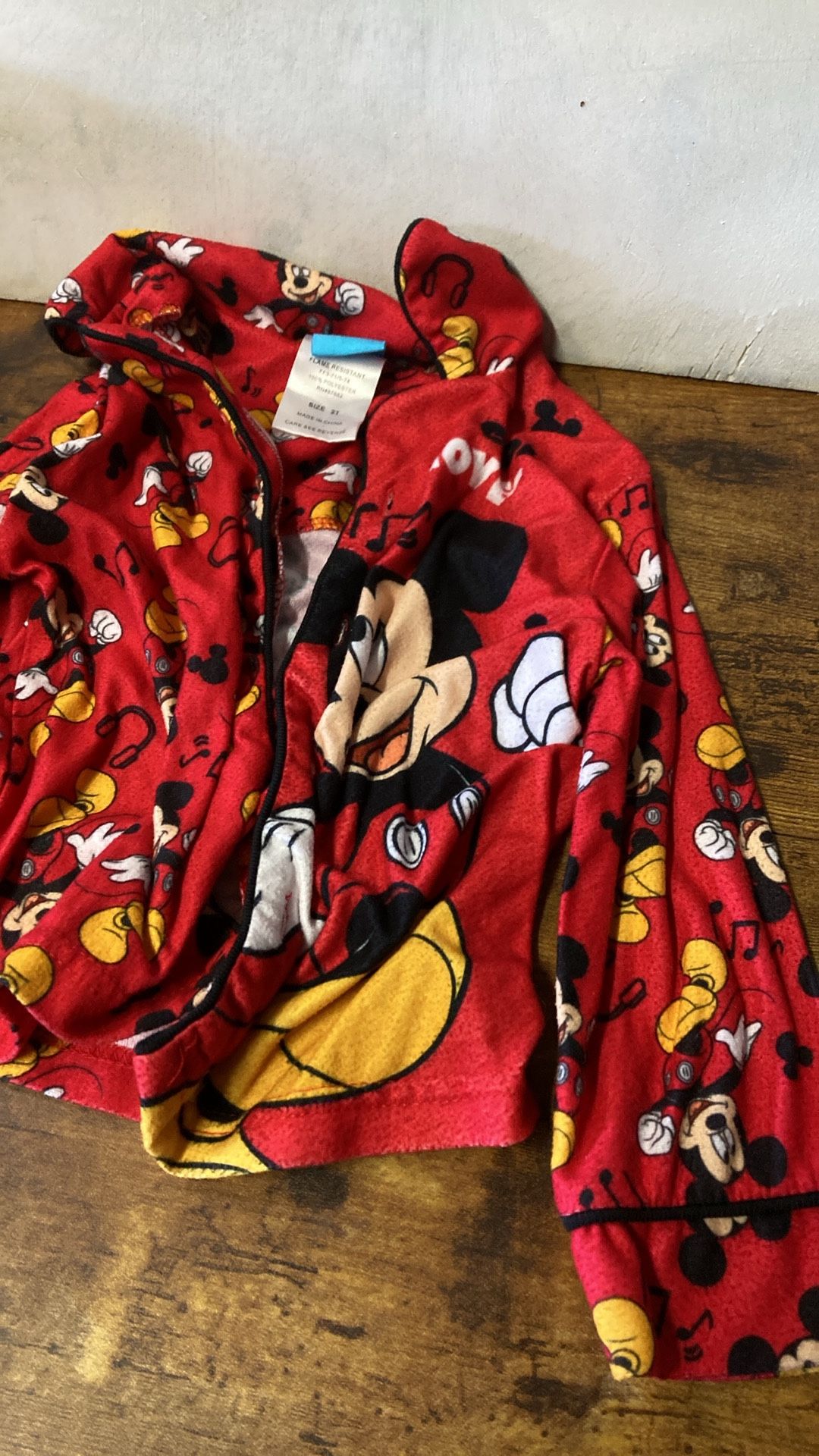 Children’s Mickey Mouse Pajama Top 2T