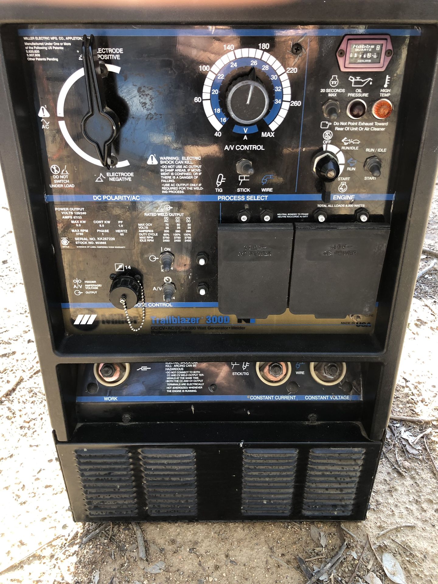 Miller Trailblazer 300D diesel welder only 972 hours 300 amp ac/dc for