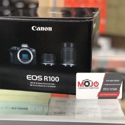 Canon R100 Dual Lens Kit W/ 18-45 And 55-210