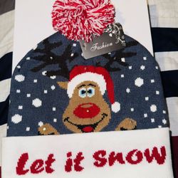 Christmas Beanies With Lights๐/ Gorros Navideรฑas Con Luces๐