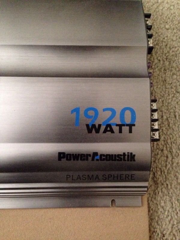 1920 Watt Power Acoustik Plasma Sphere amp