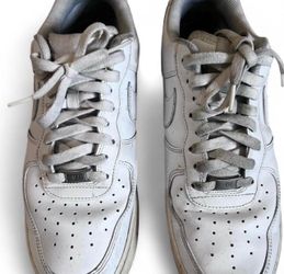 Nike Air Force 1 white trainers. Size US 11.5 #sneakers preowned