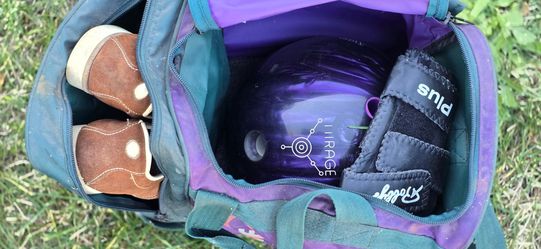 Bowling Ball Bag Set with Ball and Shoes