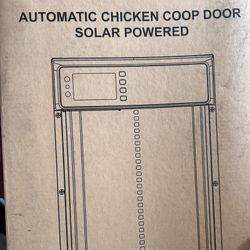 Automatic Chicken Coop Door Solar Powered 