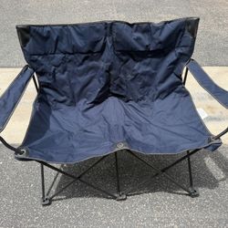 Regatta navy blue 2-person folding travel camping chair