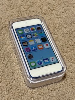 Apple iPod Touch 128GB (6th Gen) Blue - Original Box, Case & Screen Protector Included