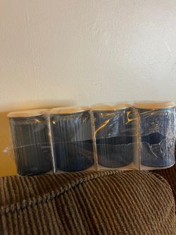 Blue Glass Jars