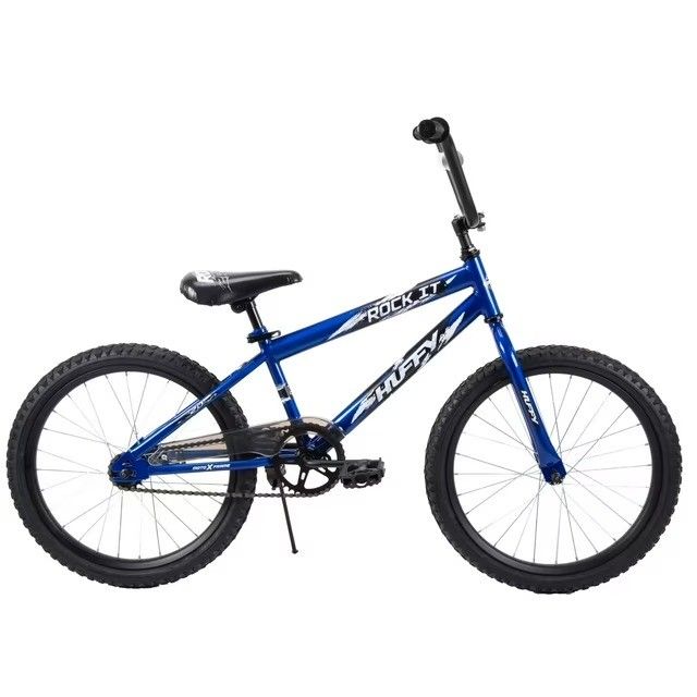 Huffy 20" Rock It Kids' Bike, Fits Riders 3'7" - 4'7", Blue, Child, Boy's