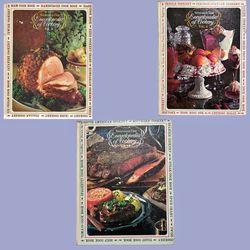 Woman's Day Encyclopedia of Cookery Book Bundle - Volumes 4, 6 & 11 - Vintage