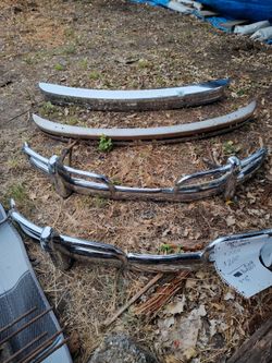 Vintage Chrome and Blade Car Bumpers