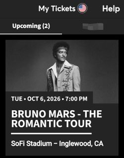 Bruno Mars - Sofi LA