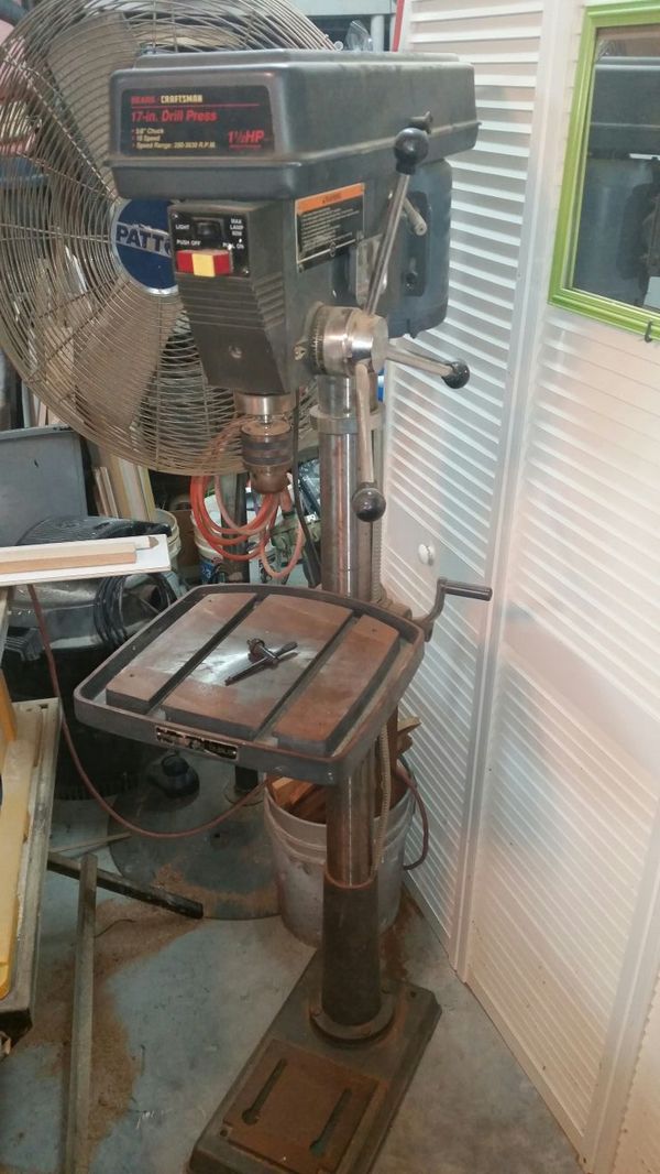 Craftsman 17" Drill Press 1.5hp for Sale in Lake Worth, FL OfferUp