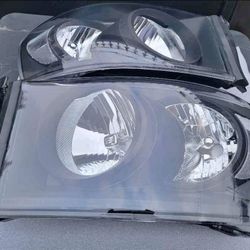 06-08 Dodge Ram Headlights Luces Micas Calaveras Faros Faroles Focos Headlamps