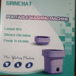 Portable Washing Machine - 20L Mini Foldable Washer with Spin Basket,