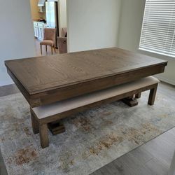 Farmhouse Dining Pool Table 