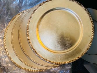 Four Gold Trays