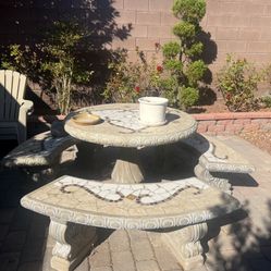 Beautiful Garden Table Outdoor Set