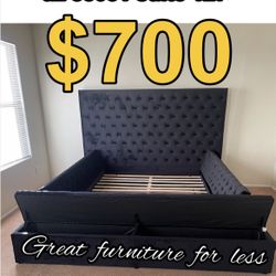 Queen Size Storage Bed Frame Brand New