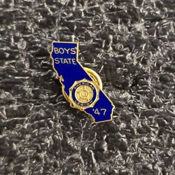 Vintage 1947 California American Legion Boys State Pin