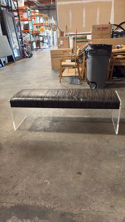 Lucite Bench