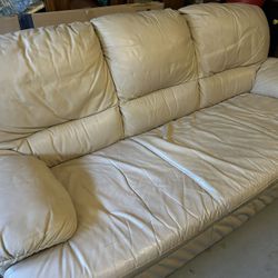 2 Sofas, Large & Loveseat Leather