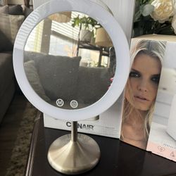 Makeup Fridge And Light Up 10X Magnified Mirror 