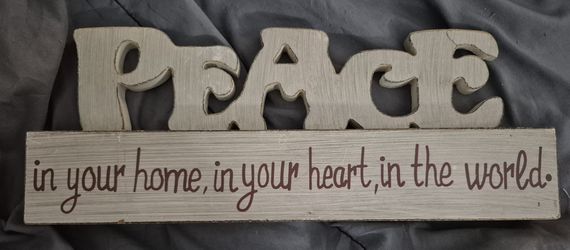 Peace Sign Decor