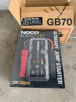 NOCO GB70 JUMP STARTER NEW