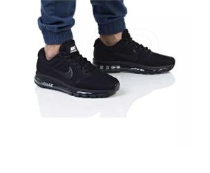 NEW Men's Nike AIR Max 2017 Shoes Sneakers 849559 004 Torch Triple Black