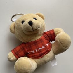 Coach Teddy Bear Bag Charm 