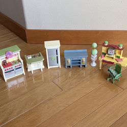 Fisher Price Loving Family Doll House Furniture Lot