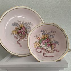 1939 Paragon Mother Tea Cup and Saucer Pink