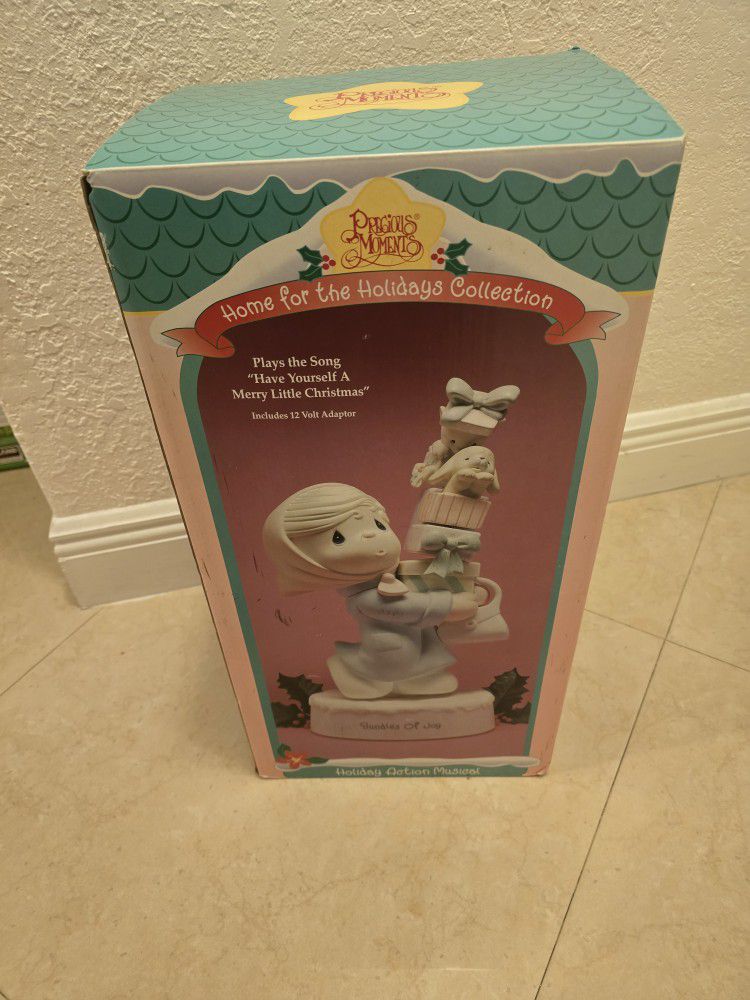 Precious Moments Holiday Moving Musical Figurine