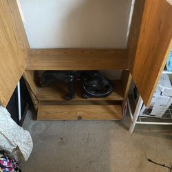 Storage unit 15.00 Dollars statues not included