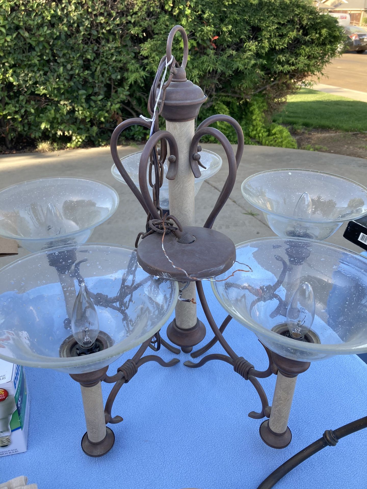 Light Fixture 5 Lamp