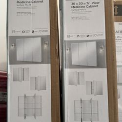 Glacier Bay Tri-view Medicine Cabinet