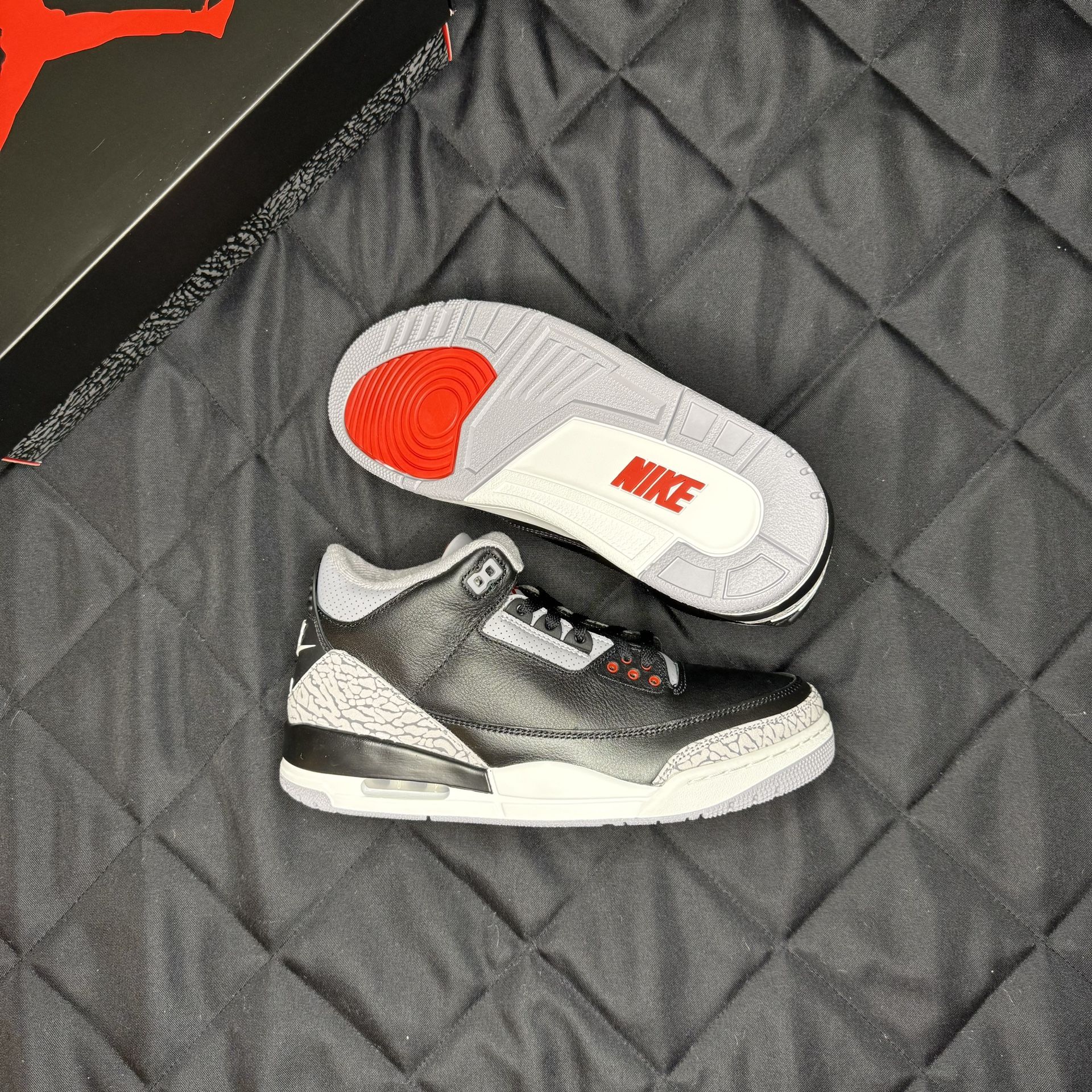 Jordan 3 Retro OG - Black Cement - 10M