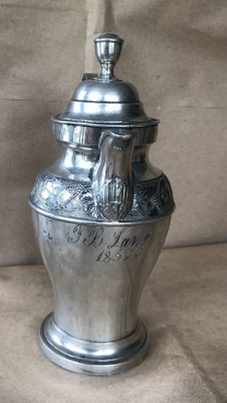 165yr Old Silver Plated Pot