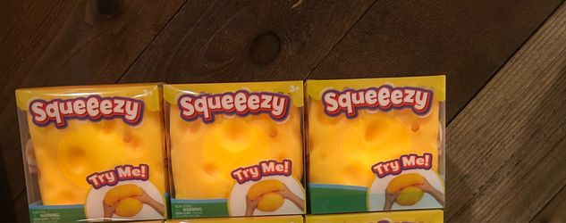 Cheese block Squeeezy squishy