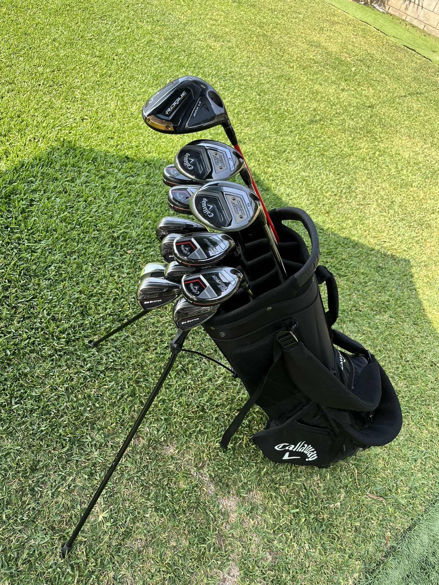 Men’s Callaway Complete Golf Set🔥ALL A-FLEX SHAFTS 14 Clubs + Callaway Stand Bag $799 OBO