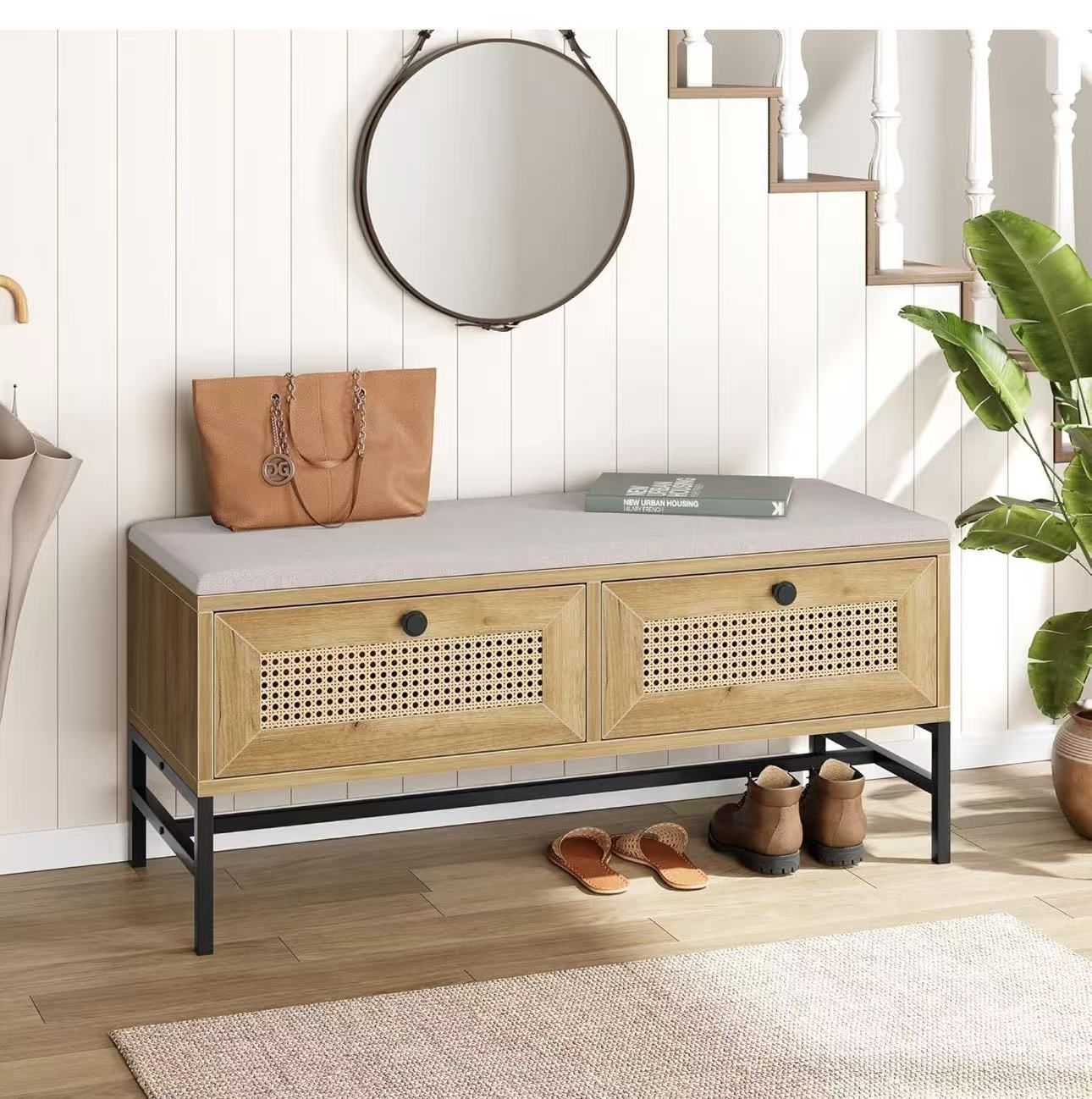 Entryway Shoe Bench