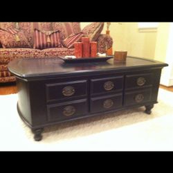Solid Hardwood Antique Style Coffee Table