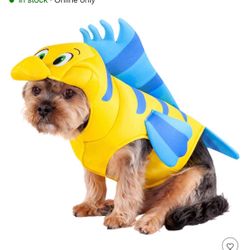 Rubies The Little Mermaid: Flounder Pet Costume Medium