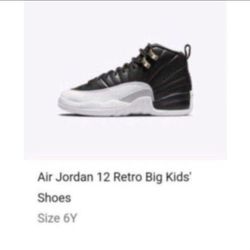 New Big Kids Jordan 12 Retro Playoff Shoes Sneakers Size 6y 6 Big Kids Zapatos De Hombre Tamanio 6y