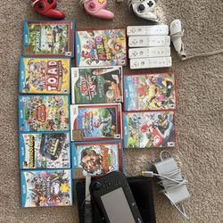 Nintendo Wii U  (Console, Controllers, Games)