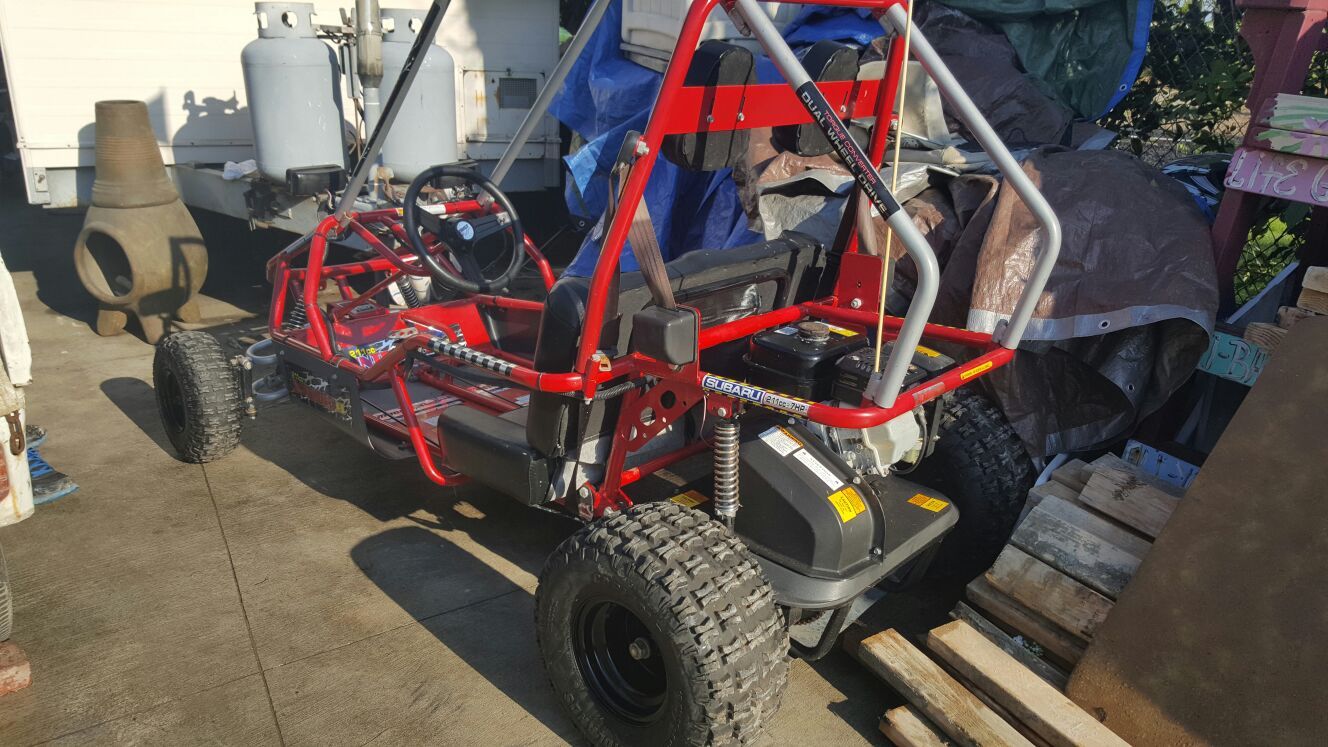 Manco Subaru intruder II go cart 7.5 hp 2 seater