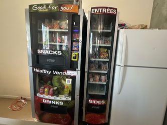 Combo vending machine plus location