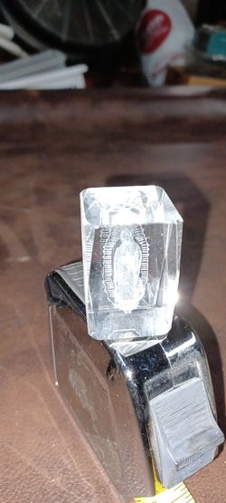 Vintage Mary Etched Into Crystal